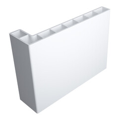 Изображение товара Наличник AquaDoor телескопический 70х20х2200 мм ПВХ белый прямой (1 шт.)