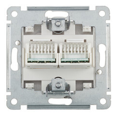 Розетка компьютерная Hegel Master встраиваемая черная 2хRJ45 (РСКК-440-08) - фото 4