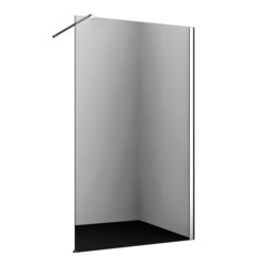 Изображение товара Душевая перегородка WasserKraft Rossel хром 90х200 см стекло прозрачное 8 мм (28W39)