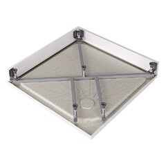 Поддон Alex Baitler акриловый 100х100х17 см квадрат белый низкий (AB10017H-2) - фото 3