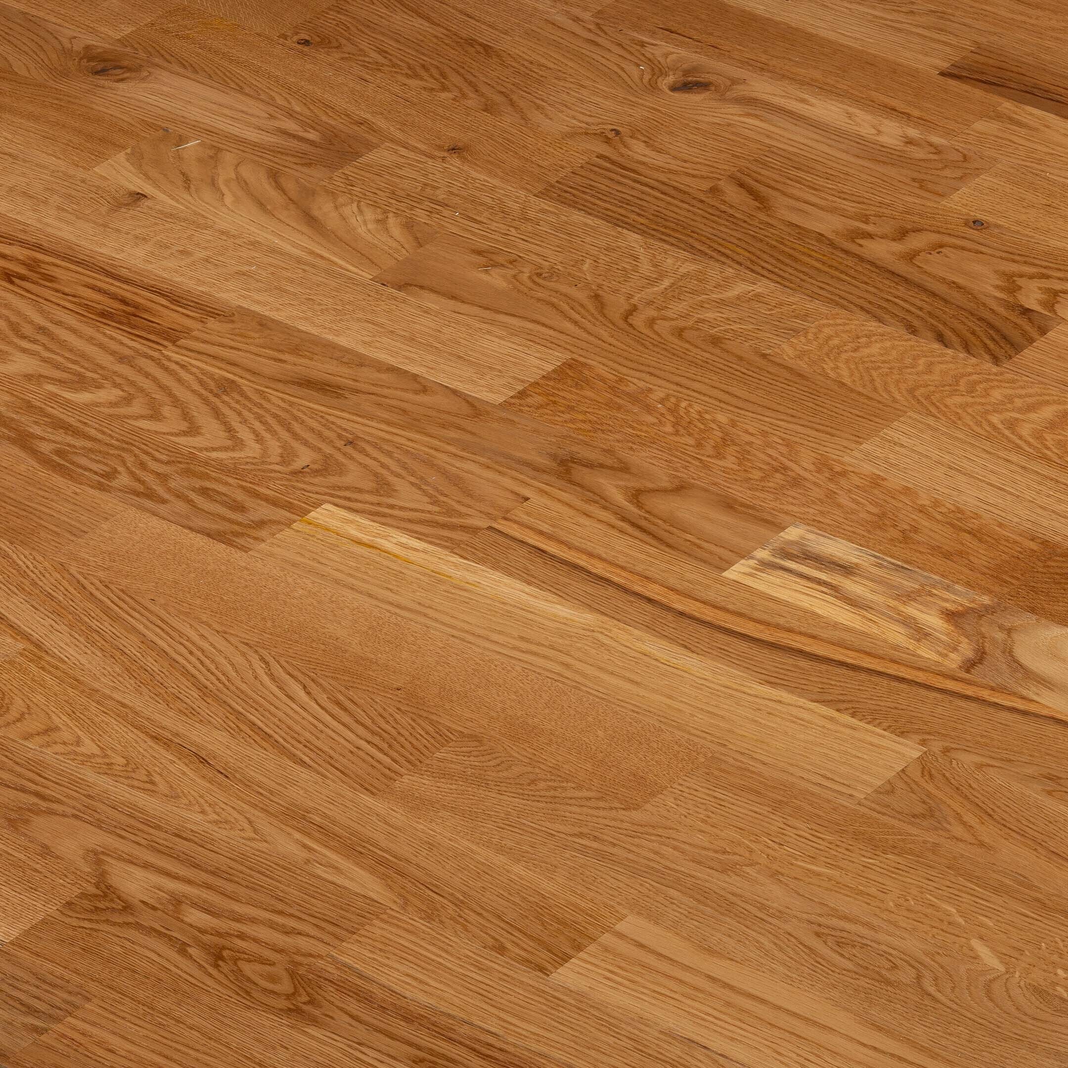 

Паркетная доска FocusFloor Pure дуб райв 1,678 кв.м 14 мм трехполосная, Коричневый