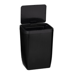 Ведро для мусора Доляна с крышкой 12 л пластик черное сенсорное - фото 9