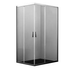 Душевой уголок WasserKraft Lippe хром 120х90х190 см прямоугольник стекло прозрачное 6 мм (45S07)