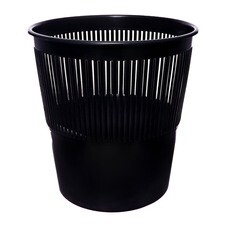 Корзина для мусора Calligrata Микс 10 л пластик черная