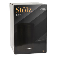 Ведро для мусора Stölz с крышкой 12 л нержавеющая сталь черный с педалью - фото 4