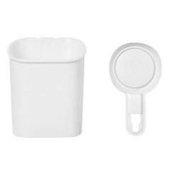 Стакан для ванной Master House Нодрил с держателем пластик белый (75966) - фото 4