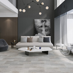 Плитка кварцвиниловая Alta Step Arriba гранит светлый замковая 2,605 кв.м 5,3 мм с микрофаской с подложкой IXPE - фото 2