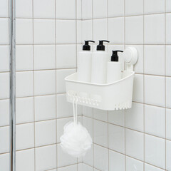 Полка для ванной Master House Нодрил 210х142х300 мм пластик белая (75963) - фото 2