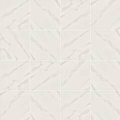 Керамогранит Staro Remix белый полированный 600х600х9 мм (4 шт.=1,44 кв.м) - фото 6