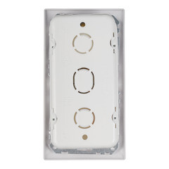 Блок выключателя с розеткой Svet SV1001 трехклавишный встраиваемый белый (SV1001-0005) - фото 3