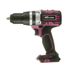 Изображение товара Дрель-шуруповерт ударная аккумуляторная КМ АТОМ 18 В без АКБ и ЗУ (CID-187BL)