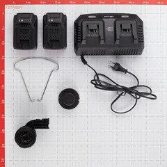 Триммер аккумуляторный КМ АТОМ 36 В Li-Ion 4 Ач 2 АКБ и ЗУ (CGT-181/2 KIT) - фото 10