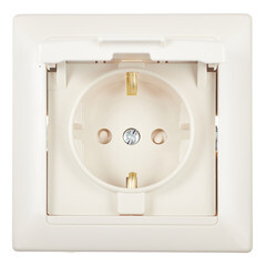 Розетка Svet встраиваемая бежевая со шторками с крышкой (SV1001-0015) - фото 3