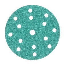Диск шлифовальный КМ Green Film d150 мм P40 на липучку пленочная основа (5 шт.)