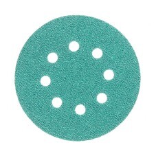 Диск шлифовальный КМ Green Film d125 мм P40 на липучку пленочная основа (5 шт.)