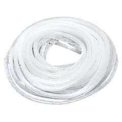 Рукав спиральный монтажный EKF d12 мм белый 10 м полиэтиленовый (plc-swb-12)