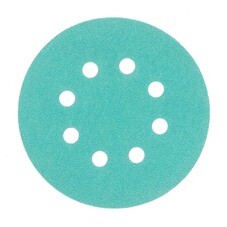 Диск шлифовальный КМ Green Film d125 мм P120 на липучку пленочная основа (5 шт.)