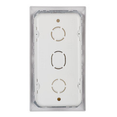 Блок выключателя с розеткой Svet SV1001 двухклавишный встраиваемый белый (SV1001-0004) - фото 5