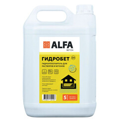 Изображение товара Гидроуплотнитель для бетонов и растворов АльфаБетон Гидробетон 5 л