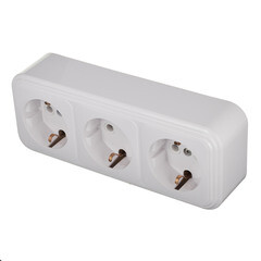 Розетка Svet накладная белая (0215-00821) - фото 2