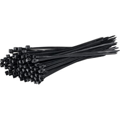 Изображение товара Стяжка кабельная Duwi 100x2,5 мм нейлоновая черная (100 шт.) (30256 8)