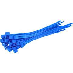 Изображение товара Стяжка кабельная Duwi 80x2,5 мм нейлоновая синяя (25 шт.) (30215 5)
