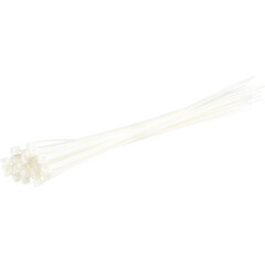 Изображение товара Стяжка кабельная Duwi 150x2,5 мм нейлоновая белая (25 шт.) (30224 7)