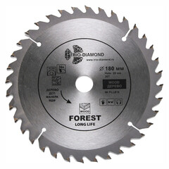 Изображение товара Диск пильный по дереву Trio-Diamond 180х20х1,6 мм 36 зубьев (FLL816)