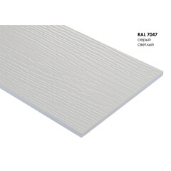 Изображение товара Сайдинг фиброцементный Fibra Plank 3000х200 мм серый светлый