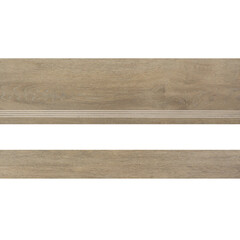 Изображение товара Керамогранит ступень с подступенком Estima Dream Wood бежевый DW02 1200х330х10 мм