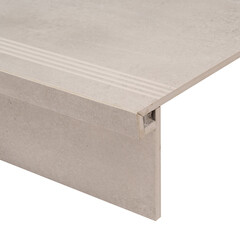 Керамогранит ступень с подступенком Estima Underground UN01 светло-серый 1200х330х10 мм - фото 4