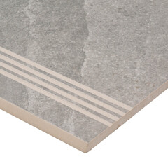 Керамогранит ступень Estima Terra TE02 серый неполированный 1200х300х10 мм - фото 4