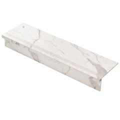 Керамогранит ступень с подступенком Estima Melody MO101 белый 1200х330х10 мм - фото 5