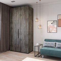 Щит мебельный ЛДСП 400х200х16 мм сосна орегон - фото 2