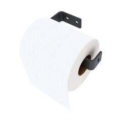 Держатель для туалетной бумаги Ulitka Skandi металл черный (74104428) - фото 5