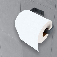 Держатель для туалетной бумаги Ulitka Skandi металл черный (74104428) - фото 4