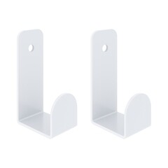 Изображение товара Крючок для ванной Ulitka Scandy одинарный на шуруп металл белый (2 шт.) (74104557)