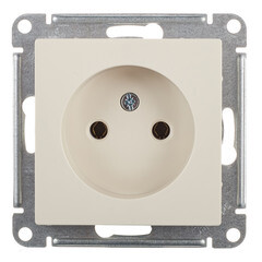 Розетка Systeme Electric AtlasDesign встраиваемая бежевая (ATN000241) - фото 1