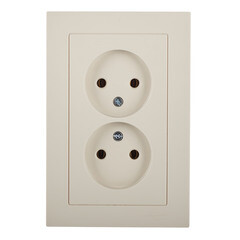 Розетка Systeme Electric AtlasDesign встраиваемая бежевая (ATN000220) - фото 1