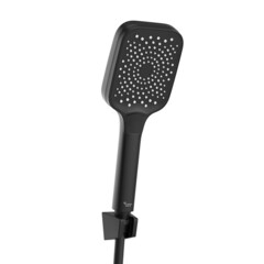 Смеситель для ванны Corsa Deco Thermo черный термостатический с коротким изливом с лейкой (FTBR01SB) - фото 4