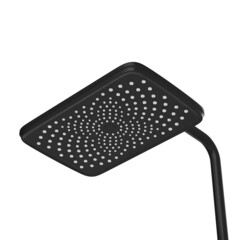 Душевая система Corsa Deco Thermo с верхним душем с лейкой с изливом черная (SSFT02-300QQB) - фото 3