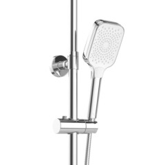 Душевая система Corsa Deco Thermo с верхним душем с лейкой с изливом хром (SSFT02-300QQ) - фото 5