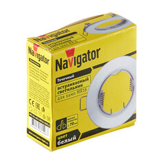 Светильник встраиваемый GU5.3 белый 50 Вт IP20 Navigator ДВО (61596) - фото 3