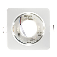 Светильник встраиваемый GX53 белый 15 Вт IP20 Navigator ДВО (14213) - фото 5