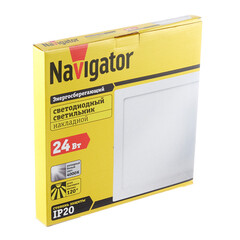 Светильник светодиодный Navigator 4000К 24 Вт белый IP20 (71399) - фото 3