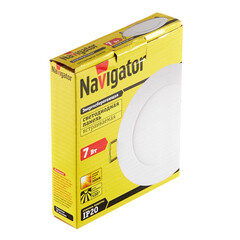 Светильник встраиваемый светодиодный белый 7 Вт 3000К IP20 Navigator ДВО (71374) - фото 4