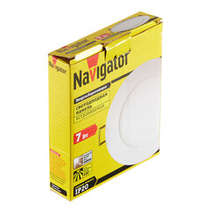 Светильник встраиваемый светодиодный белый 7 Вт 4000К IP20 Navigator ДВО (71375) - фото 3