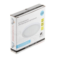 Светильник встраиваемый светодиодный белый 9 Вт 3000К IP20 Arte Lamp Mesura ДВО (A7978PL-1WH) - фото 3