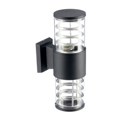 Изображение товара Светильник садово-парковый настенный Feron Техно черный E27 60 Вт IP54 (06298)