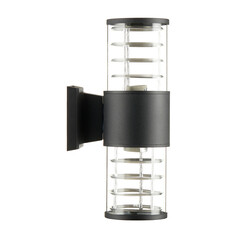 Светильник садово-парковый настенный Feron Техно черный E27 60 Вт IP54 (06298) - фото 4